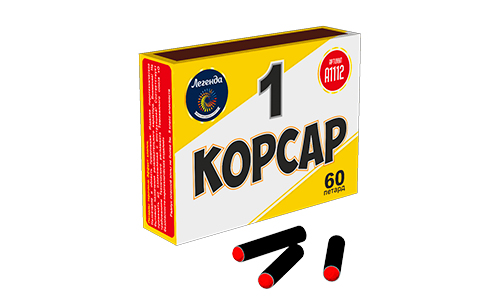  Петарды Корсар 1 в пленке  в Североморске